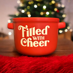 Filled With Cheer 3 Wick Soup Bowl